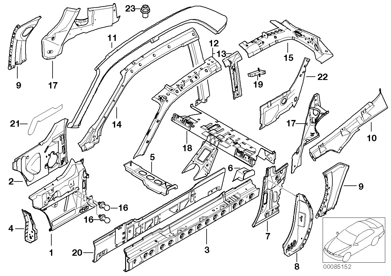 BMW 41318199941 Threaded Plug