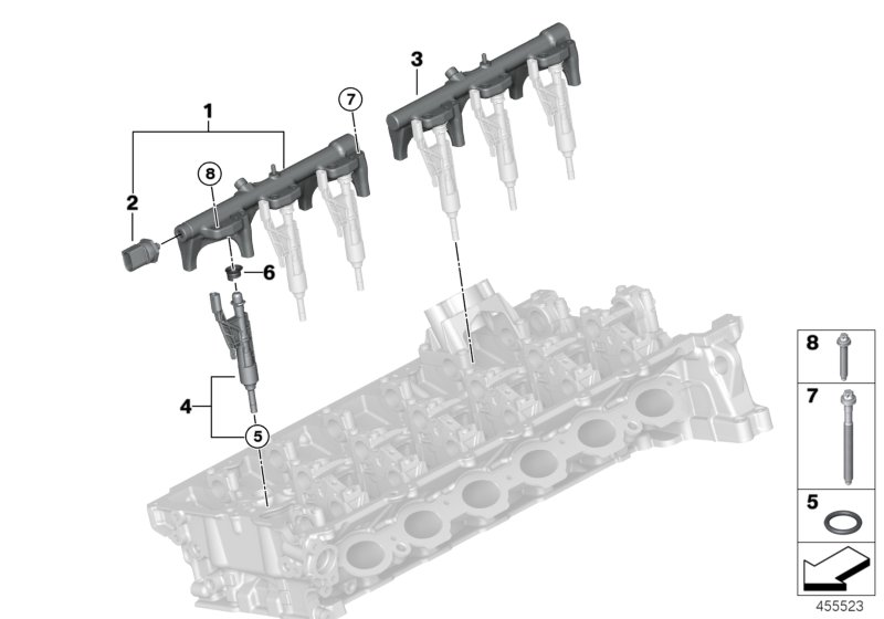 BMW 13538642294 Bracket Injector