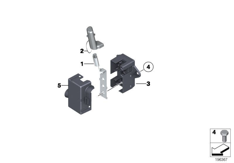 BMW 61149190108 Distributor, External Ignition Base