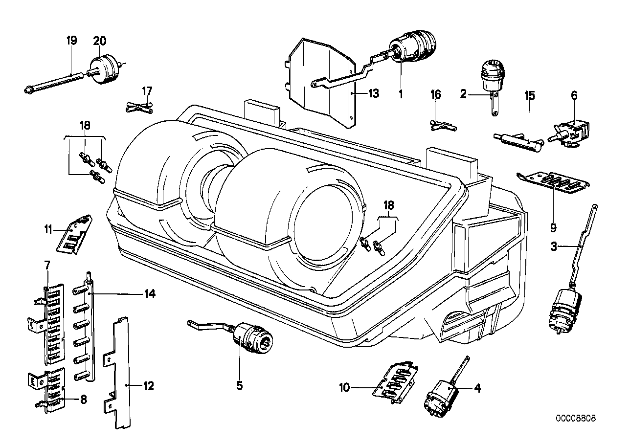 BMW 64111367836 Connector