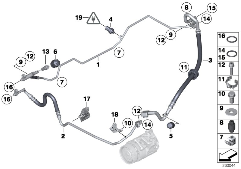 BMW 07119906662 Hex Bolt