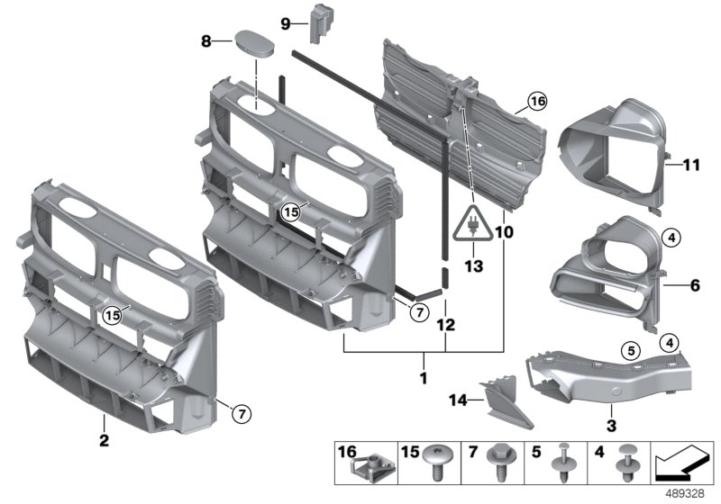 BMW 51747154138 Foam Seal