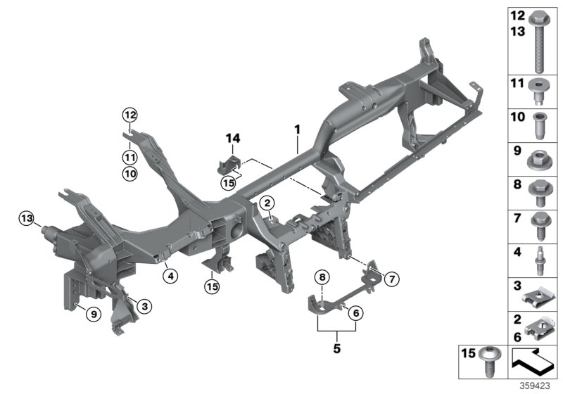 BMW 07149316118 HEX BOLT WITH WASHER