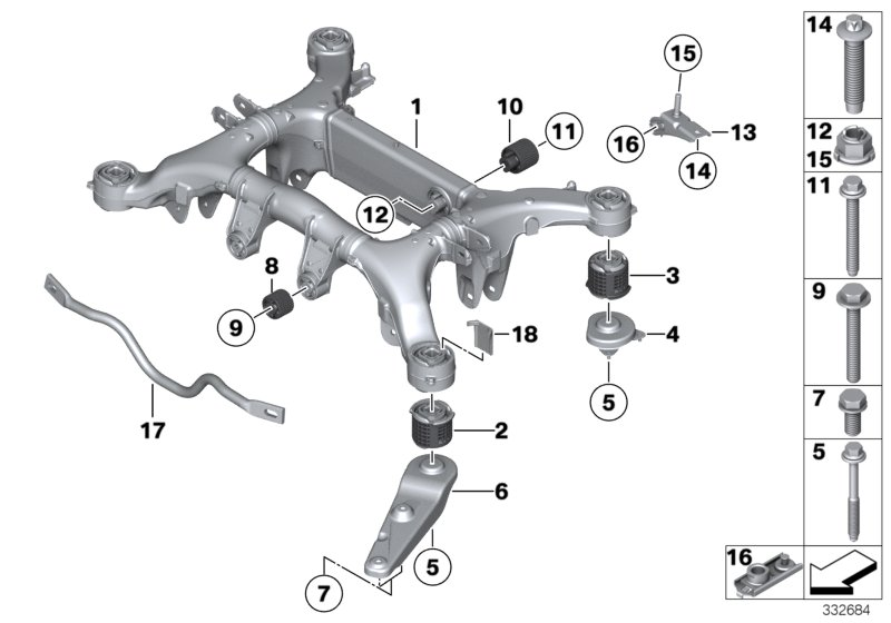 BMW 33316795683 ABSORBING PIECE