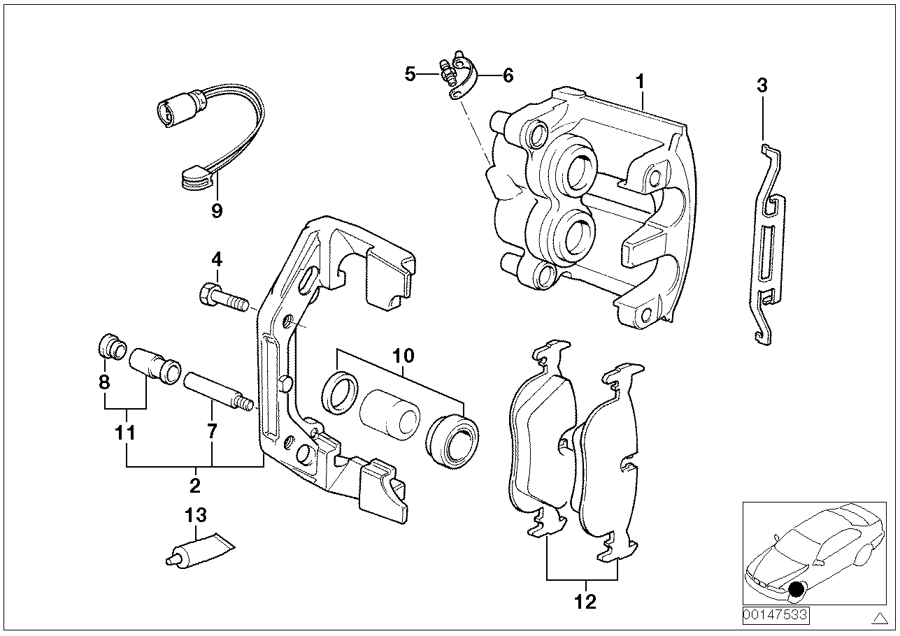 BMW 34111163416 Clip