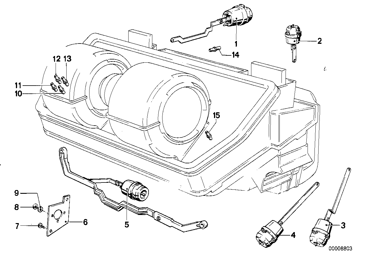 BMW 64111466206 Connector