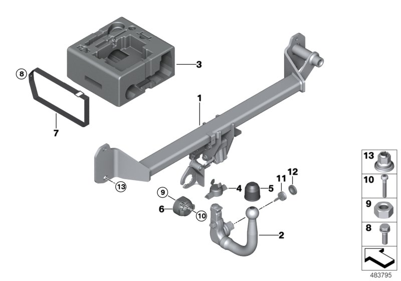 BMW 71606875980 BLIND PLUG