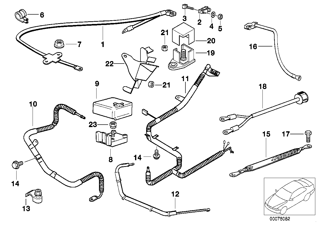 BMW 12521440146 Front Axle Support Connection Point