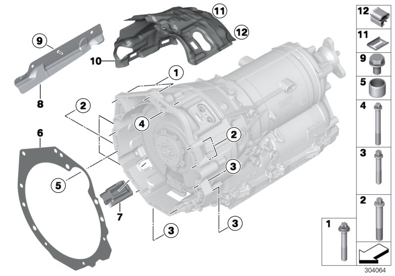 BMW 24147603857 Covering Plate