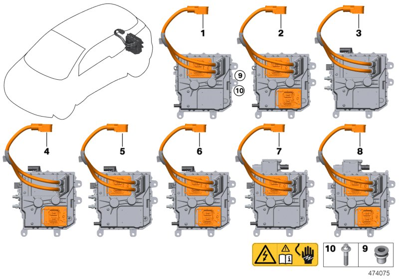 BMW 61448689349 Cont.Unit, Conven. Charg.Electronics Kle