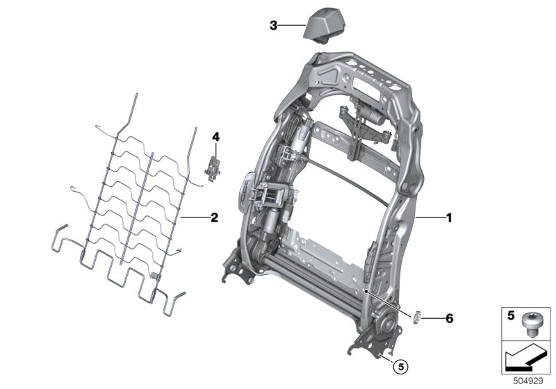 BMW 61139258261 Plug-In Connection Bracket