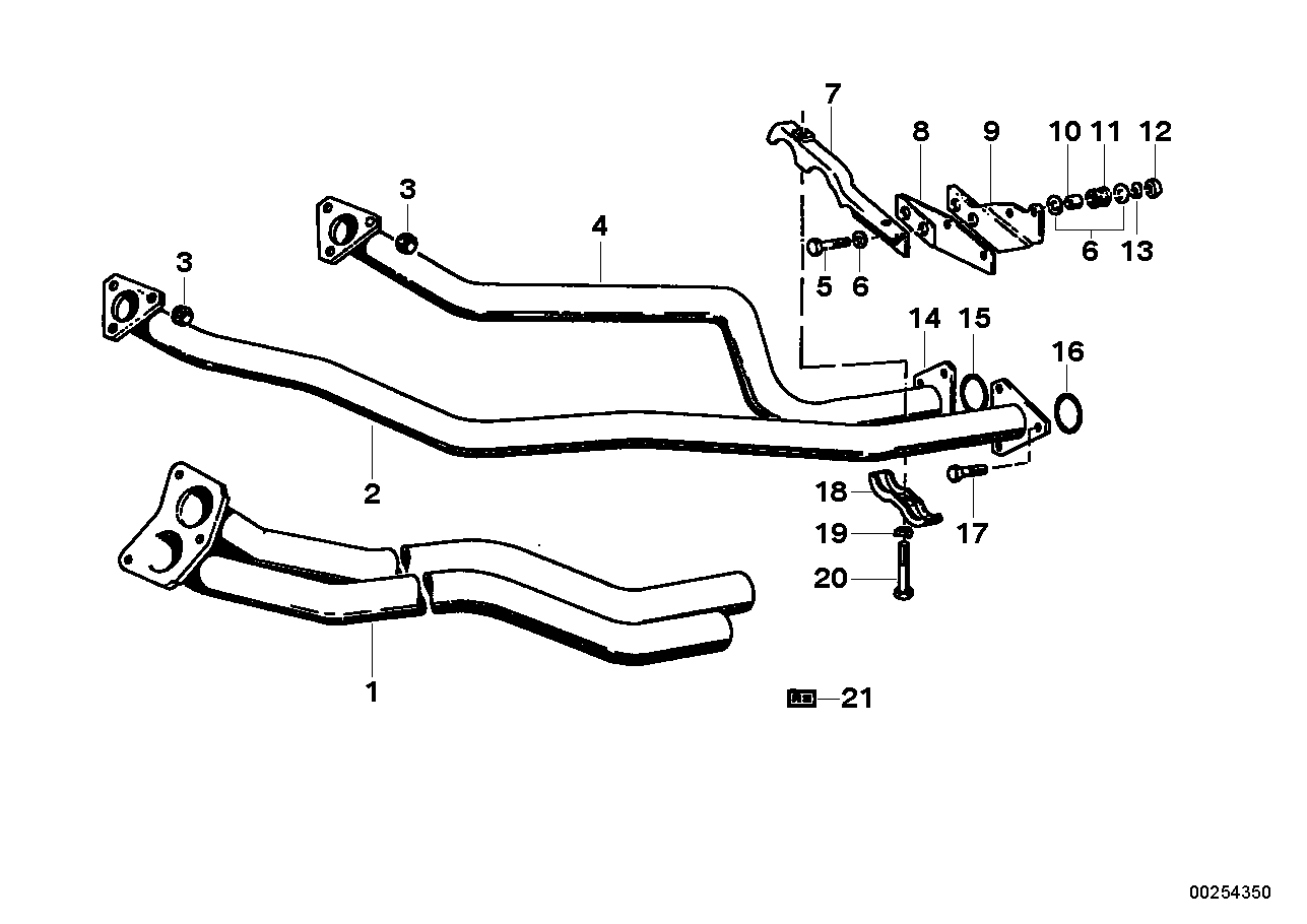 BMW 18211245177 Exhaust Support