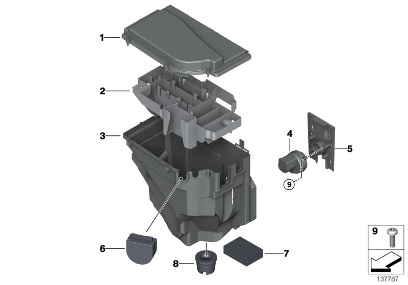 BMW 12907506684 Carrier Control Unit