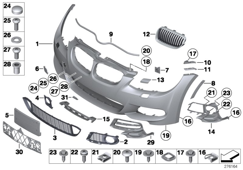 BMW 51758045386 Adapter Strip, Engine-Compartment. Shielding