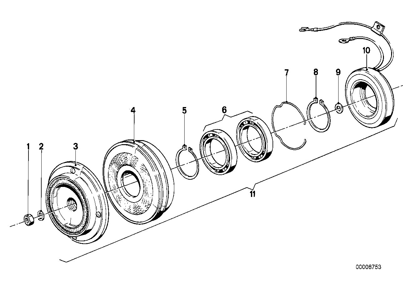 BMW 64521366129 Lock Ring