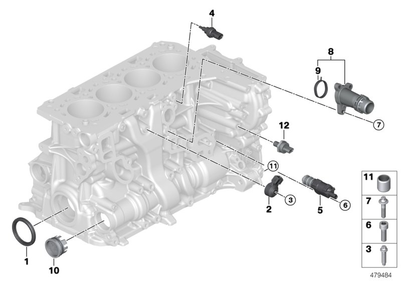 BMW 11118512367 Profile-Gasket