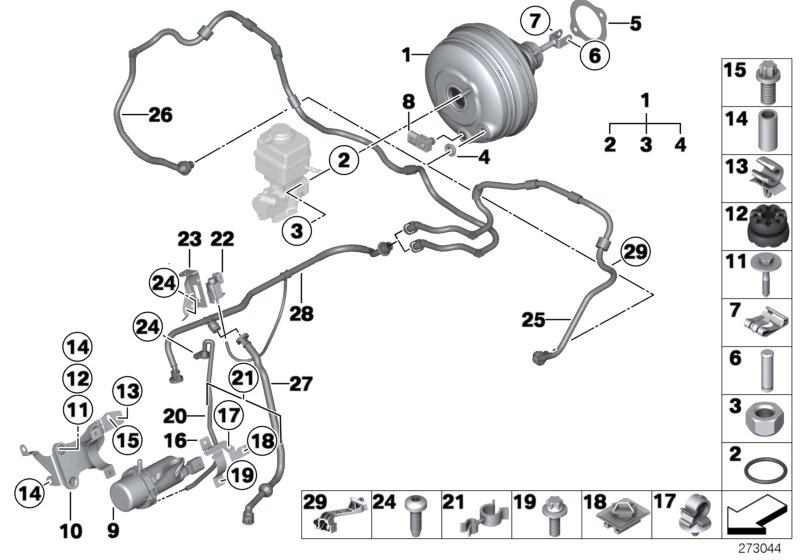 BMW 11721164034 Hose Clamp