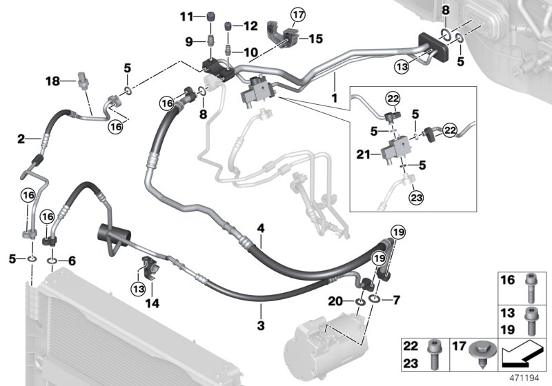 BMW 64506826231 Shut-Off Valve