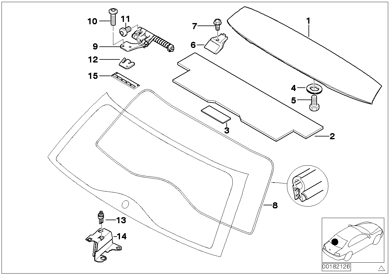 BMW 41628264069 Torx Bolt