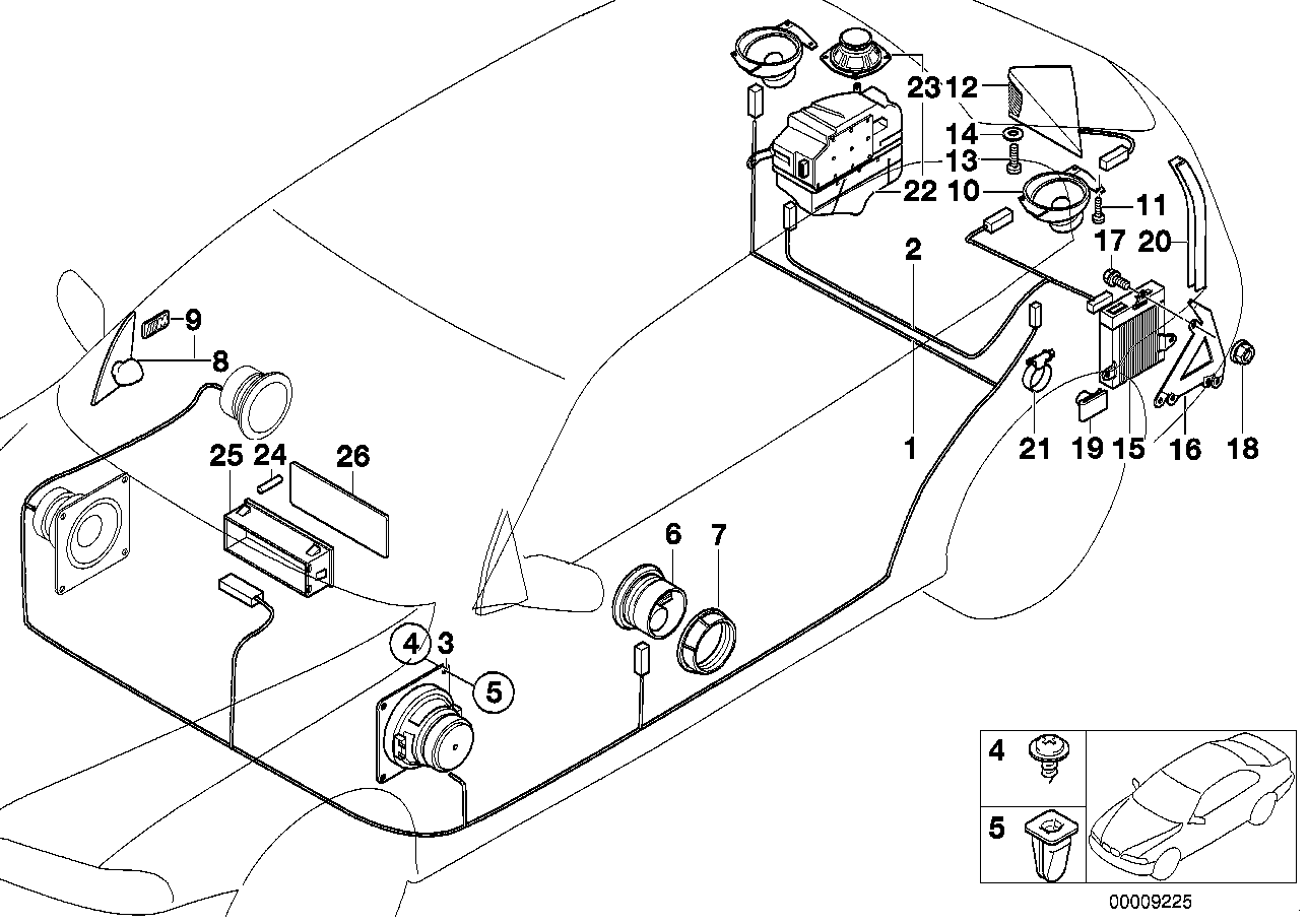 BMW 65138361485 Mid-Range Loudspeaker