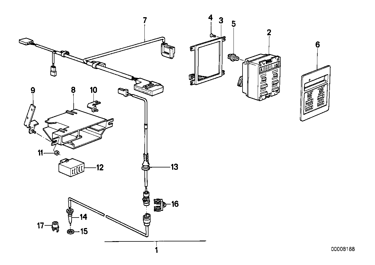 BMW 62131380009 Bracket