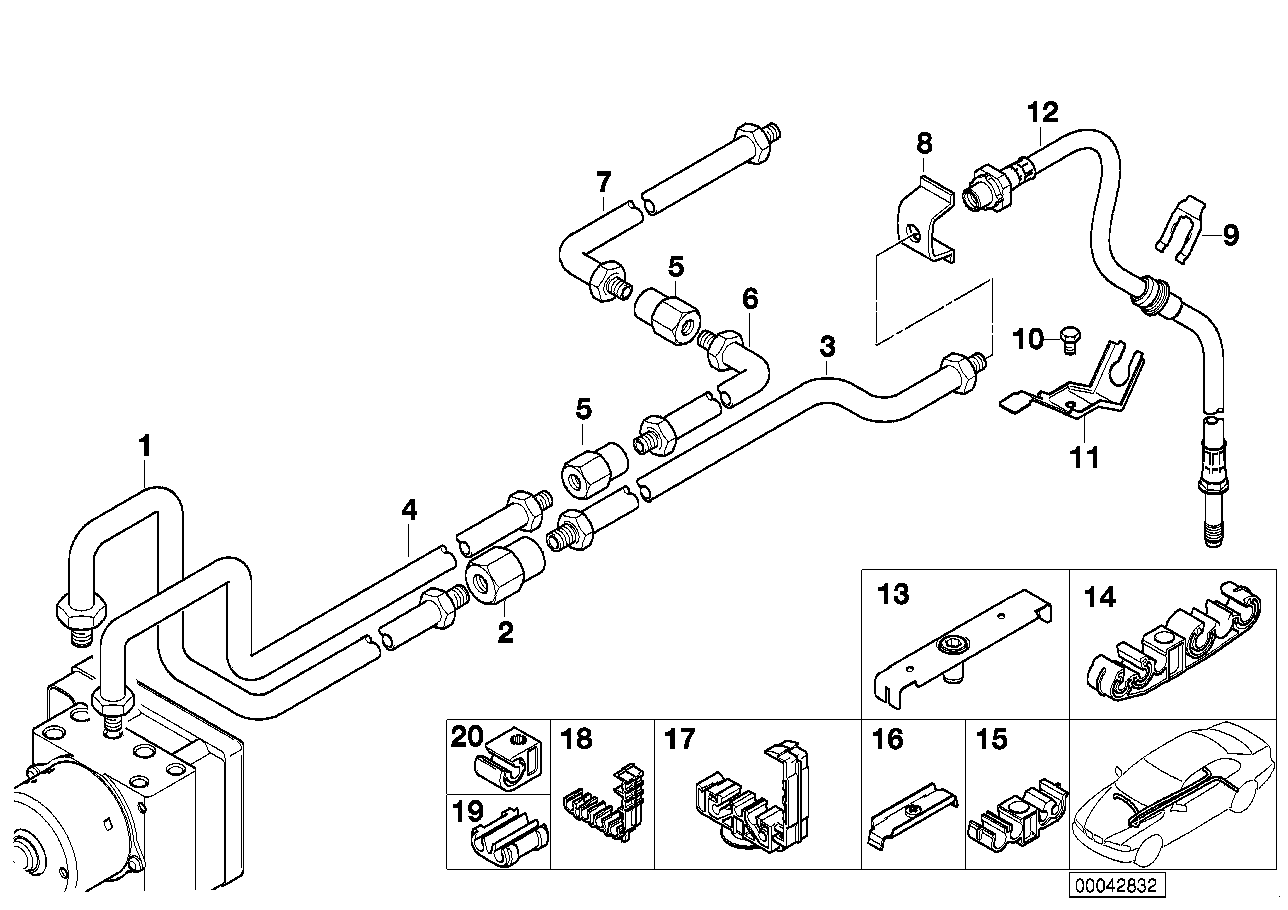 BMW 34326754949 Pipe