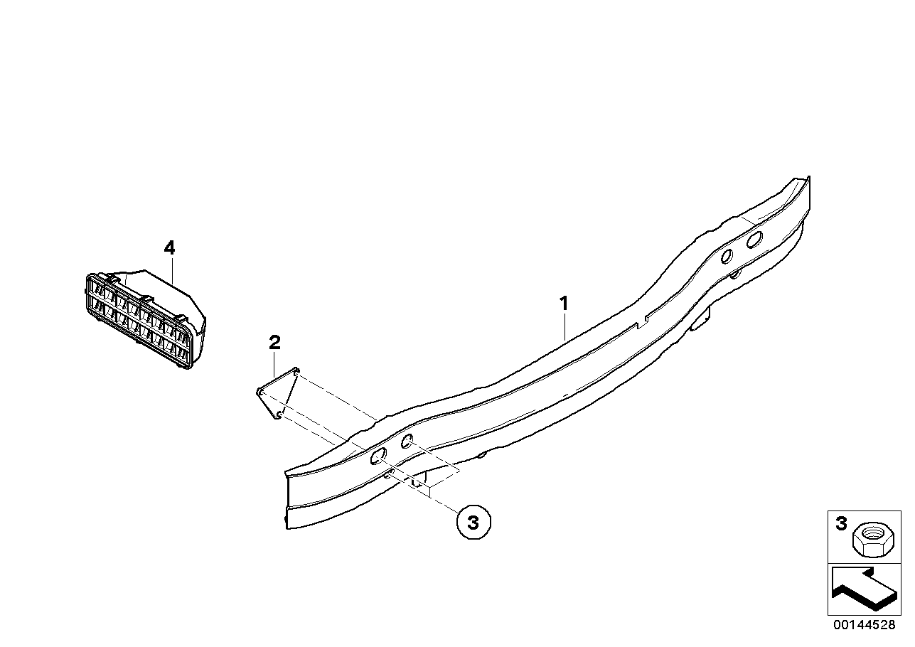 BMW 64226930307 Breather Covering Rear Left