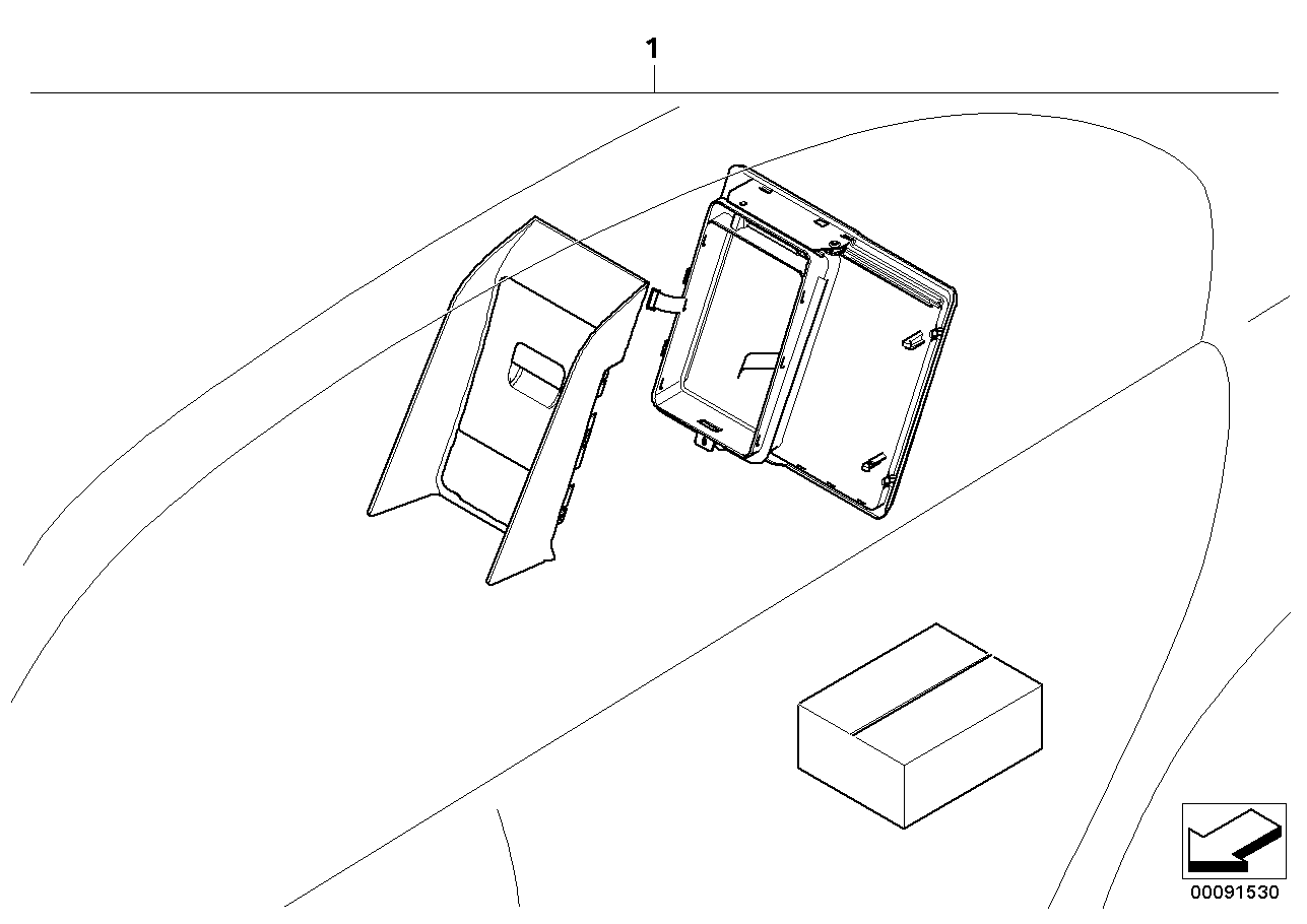 BMW 72600138860 Installing Set Ski Sack