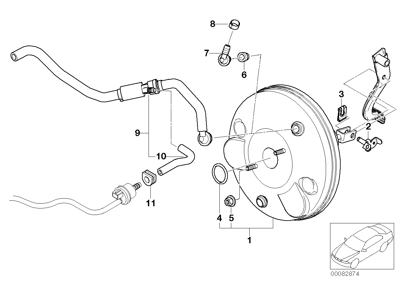 BMW 11617831473 Sucking Jet Pump With Lines