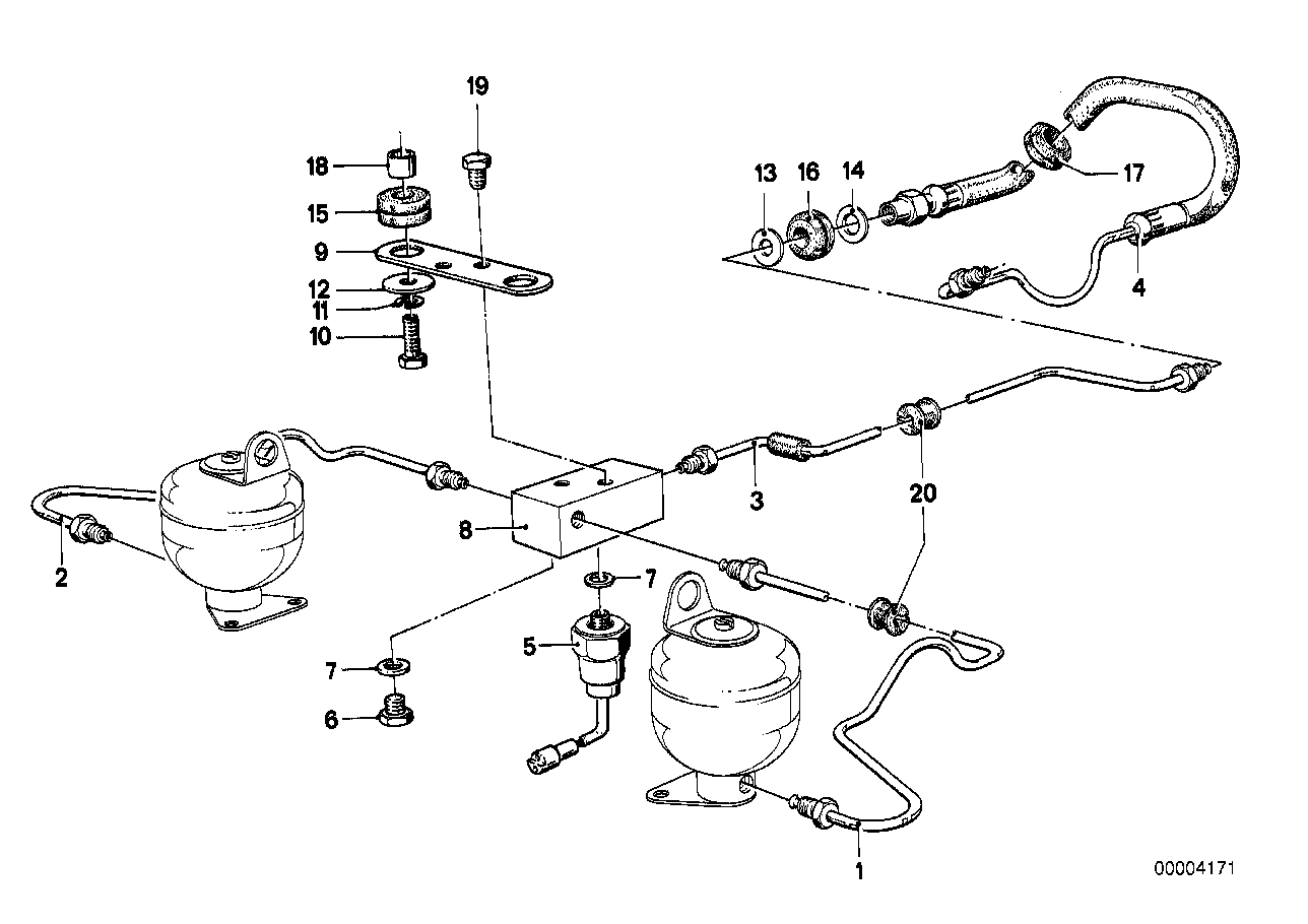 BMW 37131127751 Hose Line