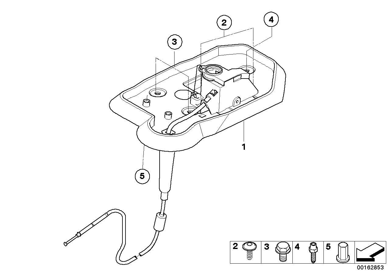 BMW 24147588889 Set, Cable Holder, Uncoupled