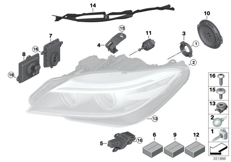 BMW 63117348935 Set, Led Modules