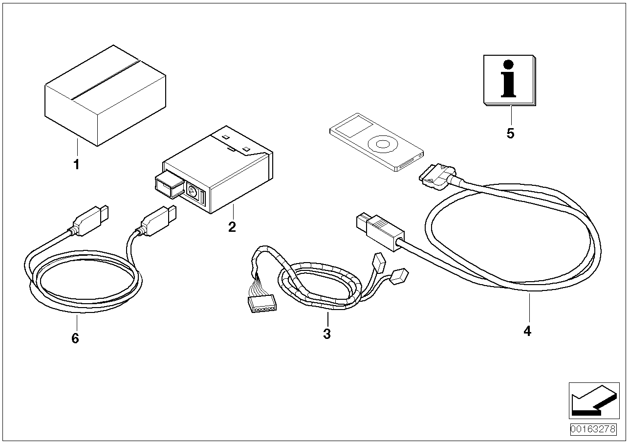 BMW 65112154178 Cable