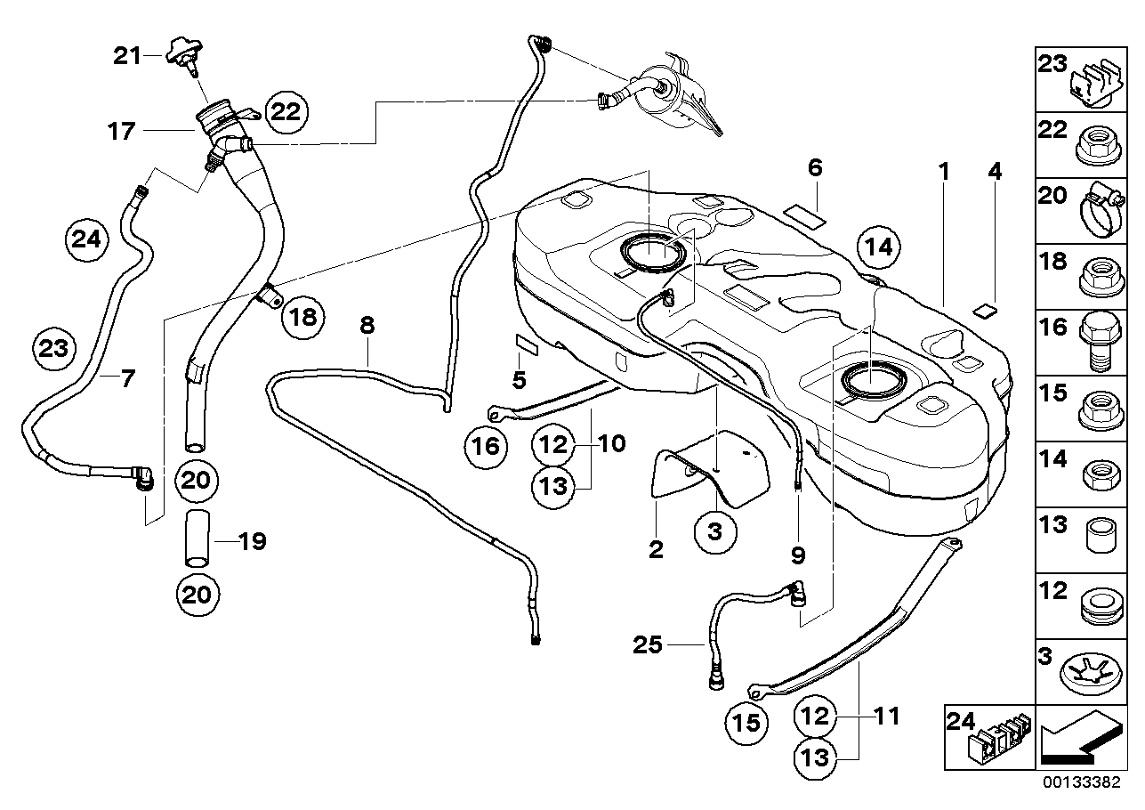 BMW 16116759658 Covering Plate