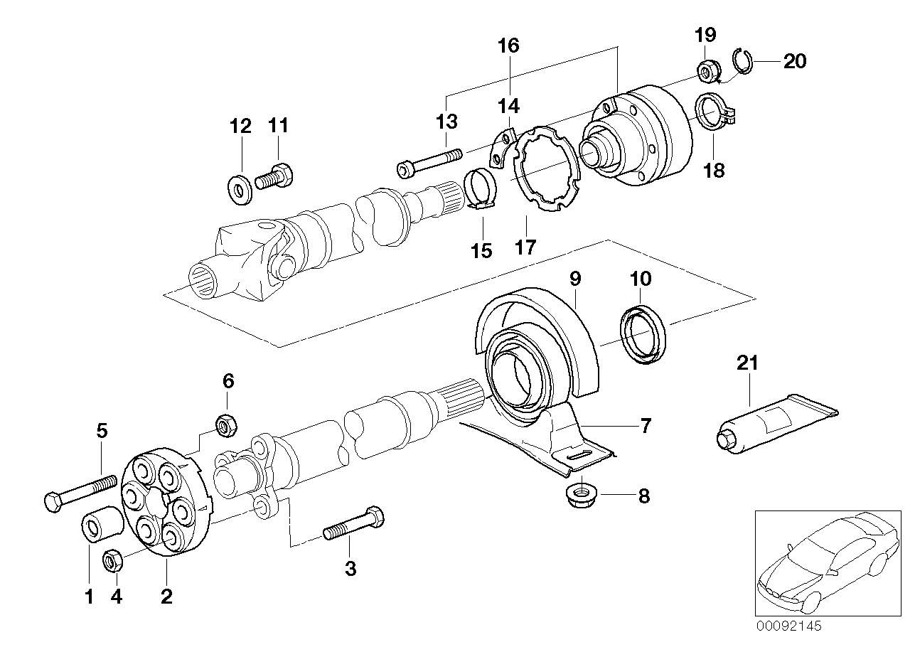 BMW 26101229500 Balance Weight