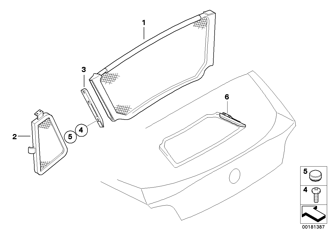 BMW 54347117750 Bracket Extrior Right