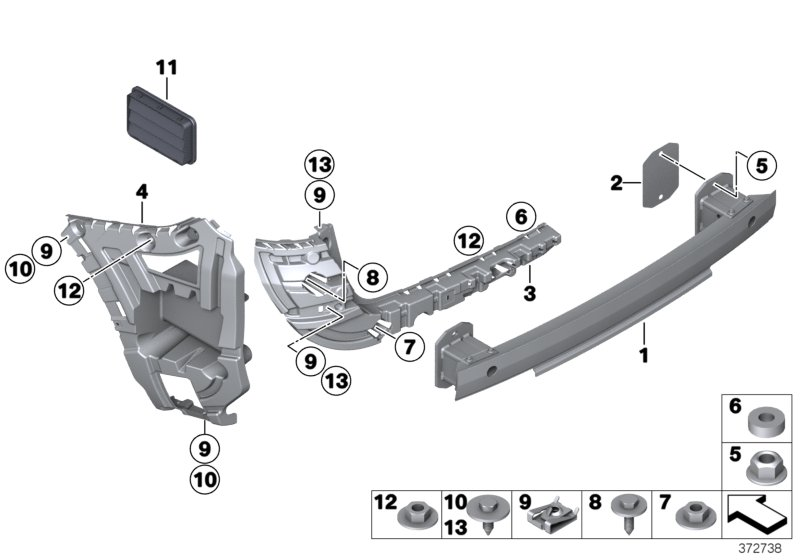 BMW 51127210076 Gasket