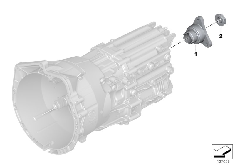 BMW 23217604414 Output Flange