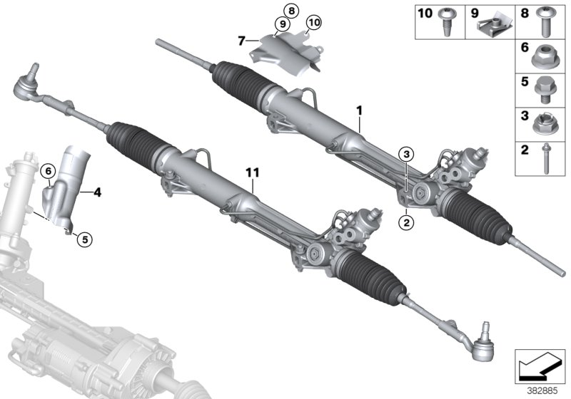 BMW 32106777459 Hydro Steering Box