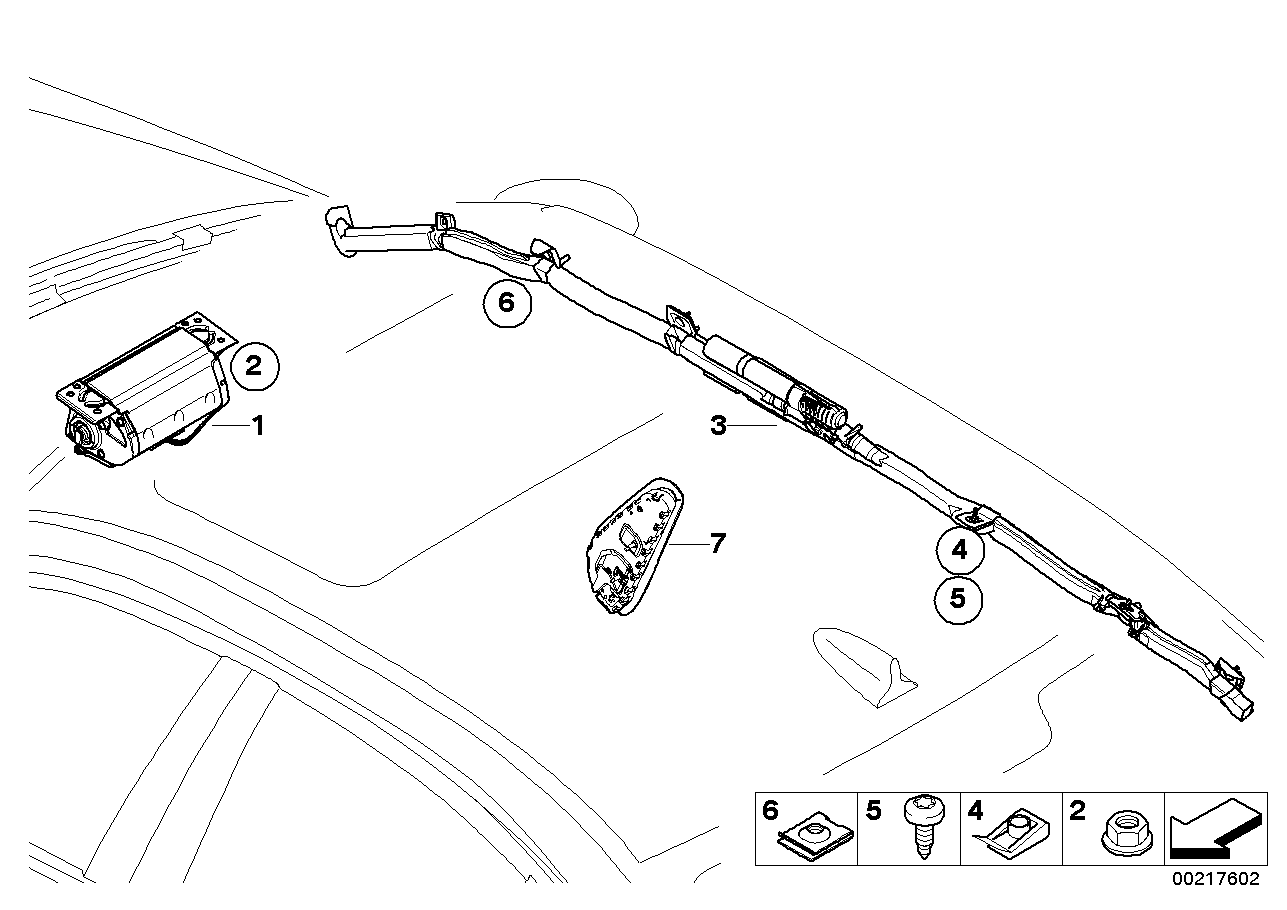 BMW 72129117628 Adhesive Pad