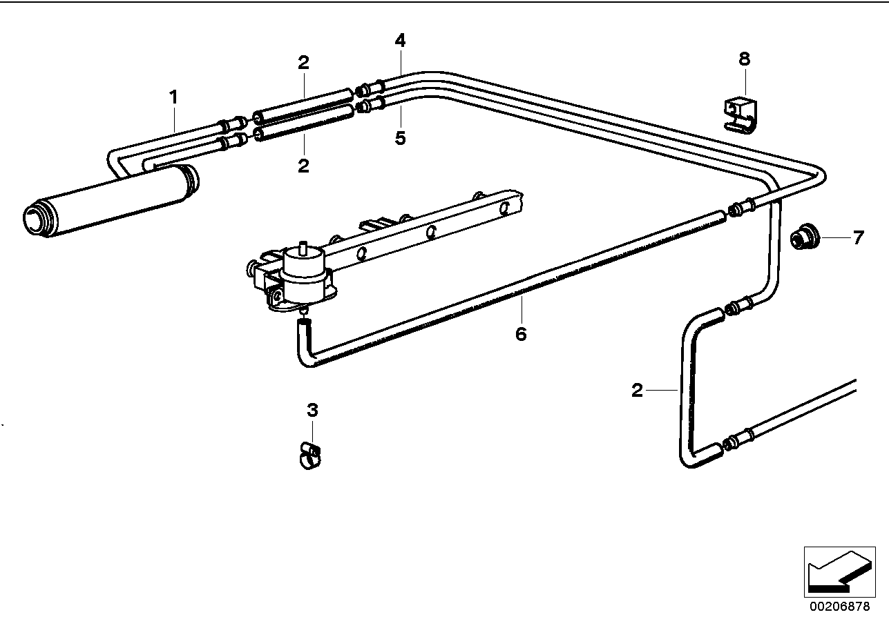 BMW 13311717031 Hose