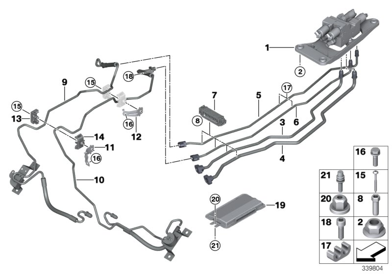 BMW 37146873397 Control Unit Vdc