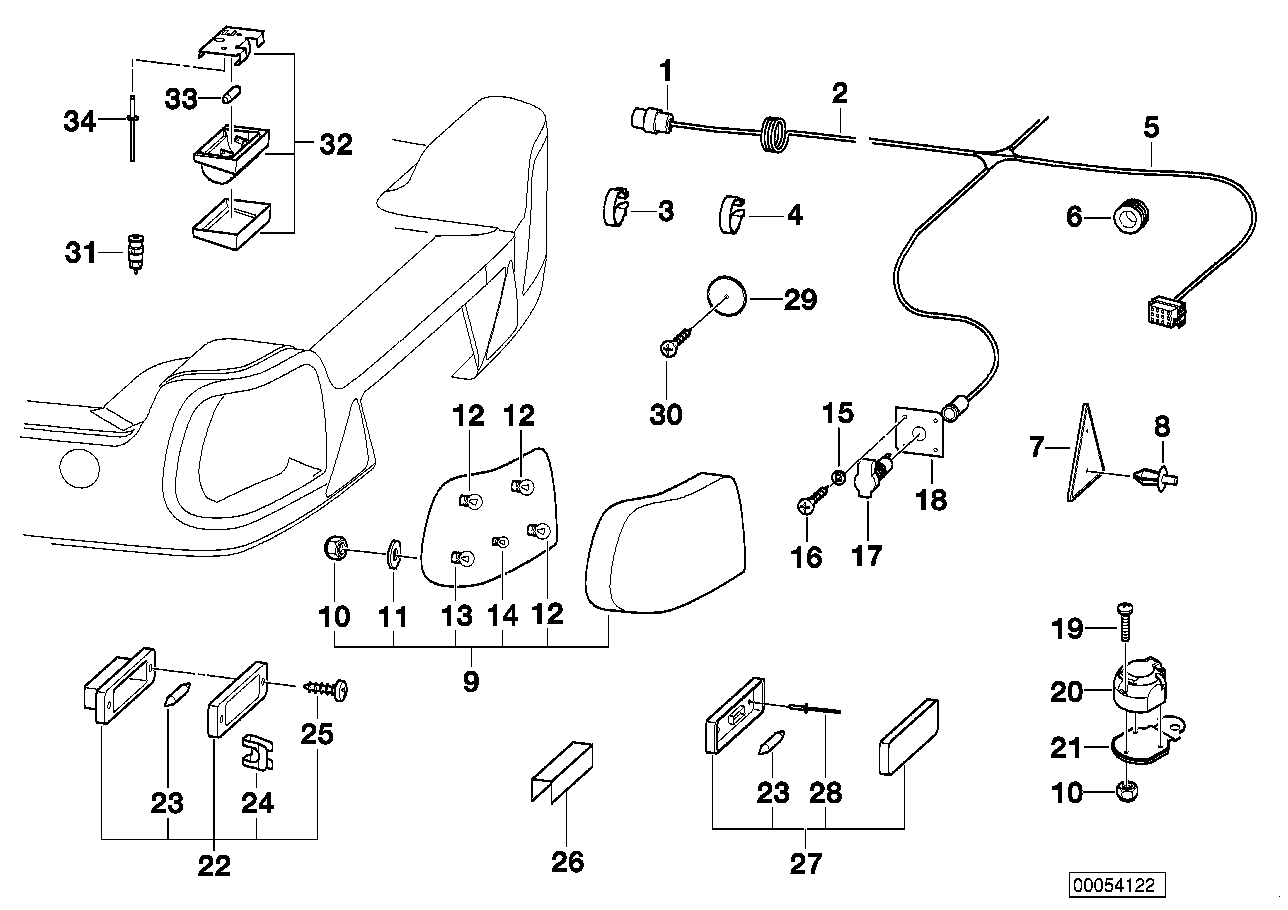 BMW 07119906746 Fillister Head Self-Tapping Screw