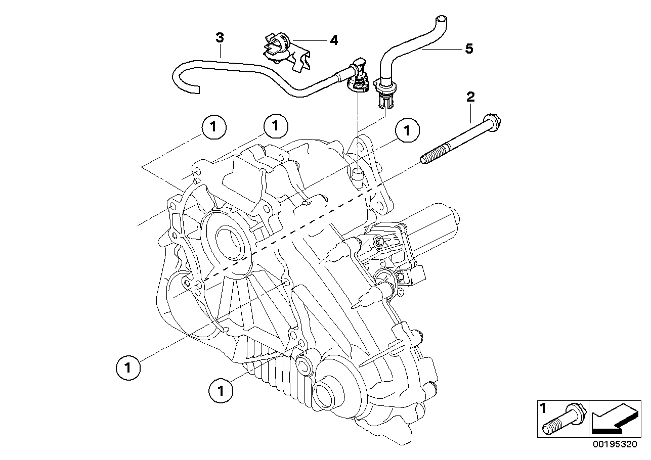 BMW 11537785041 Tubing Support