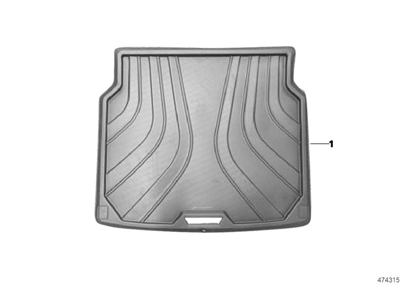BMW 51472414589 Fitted Luggage Compartment Mat