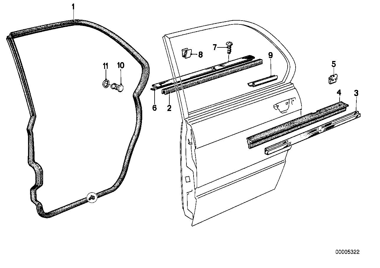 BMW 51221917802 Water Drain, Right