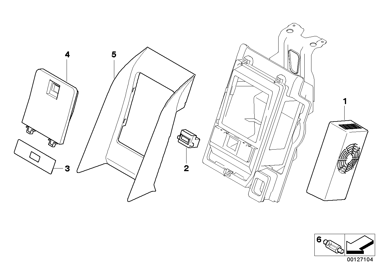 BMW 64116921021 Cooling Unit