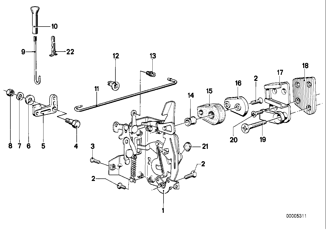 BMW 51221847703 Connection Rod