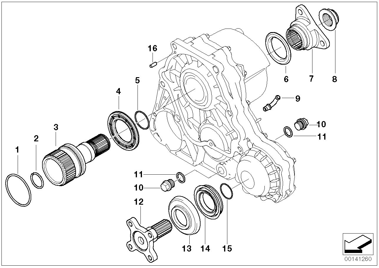 BMW 27107531661 Shaft Seal