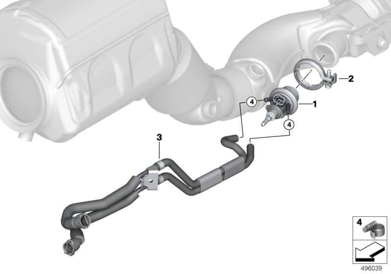 BMW 18308570735 SCREW CLAMP